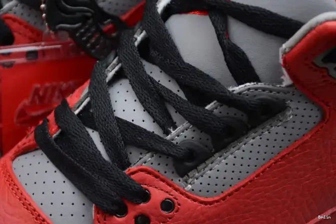 Bmlin 3 Cement CK5692-600 Jordan Red Air 0508
